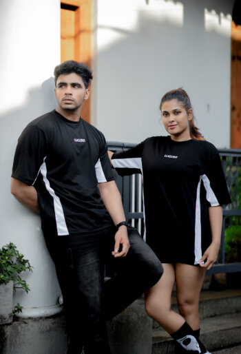 Lugerr Regal Flow oversized tee - Black