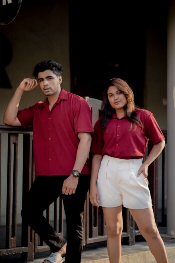 Lugerr Popcore oversized Shirt - Red