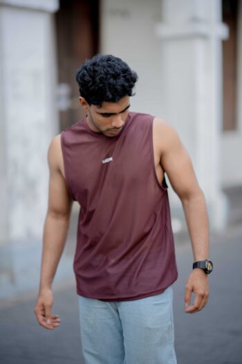Lugerr Relax Tank Top - Deep Burgundy