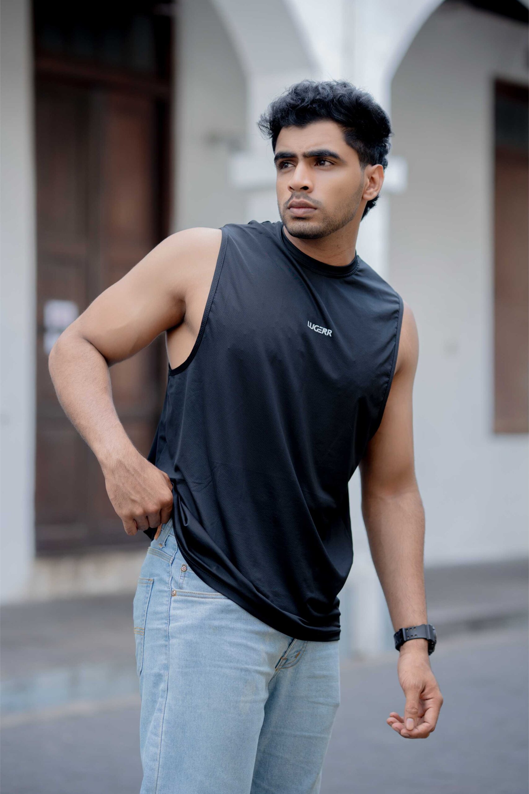 Lugerr Relax Tank Top - Black