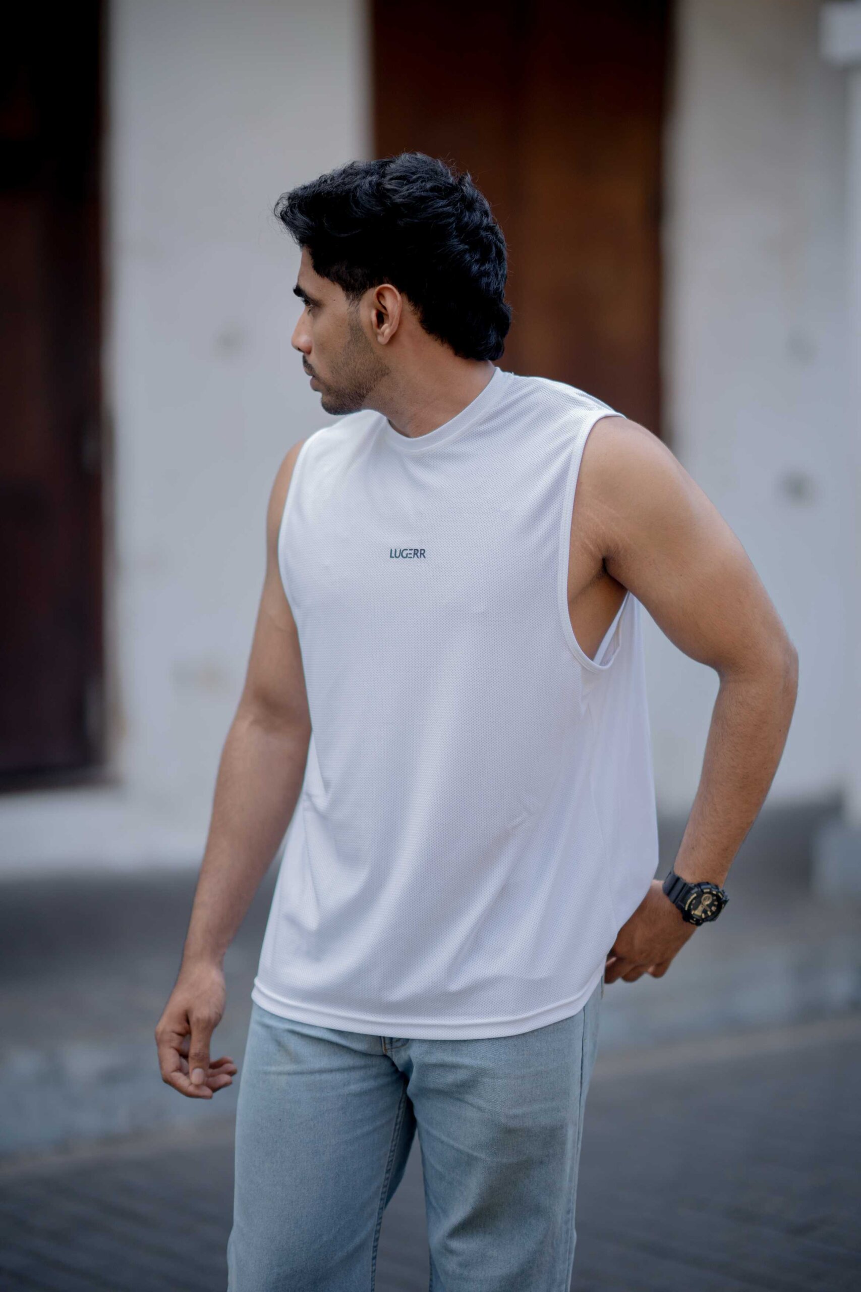 Lugerr Relax Tank Top - White