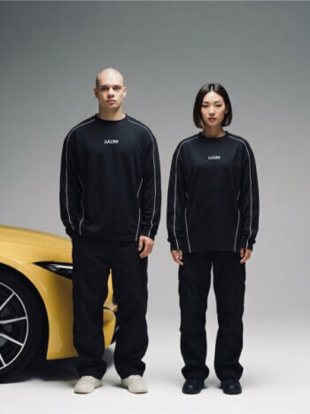 Lugerr ALIGN long sleeve oversized tee - Black