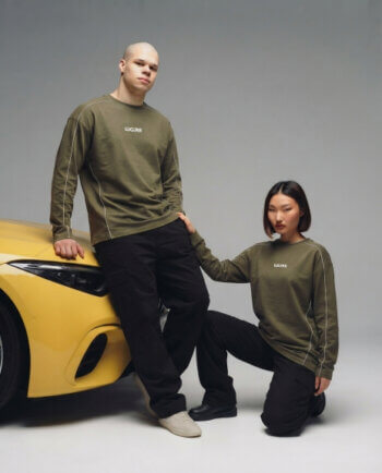 Lugerr ALIGN long sleeve oversized tee - Sage Olive